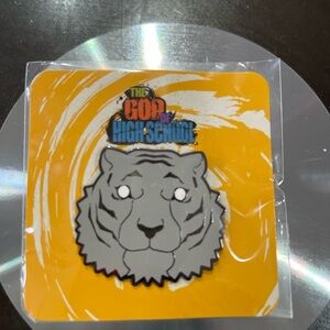 Gray Tiger Enamel Pin